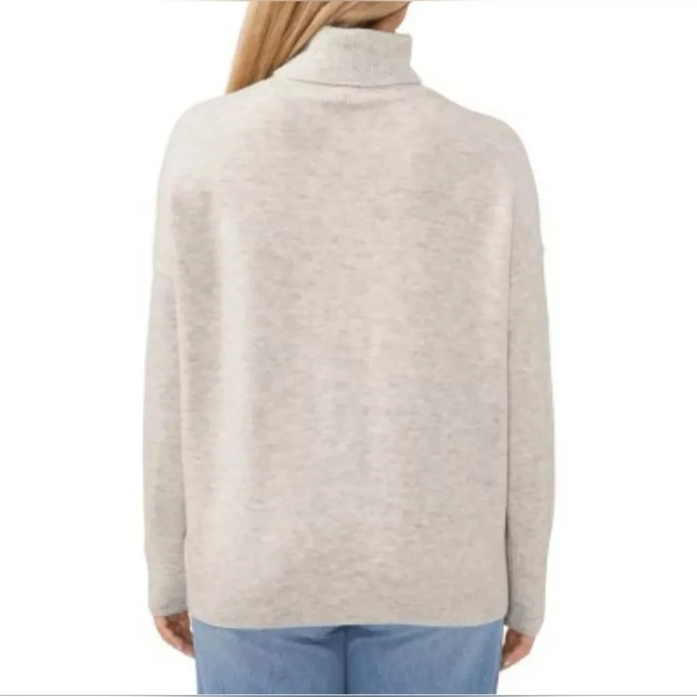 NWT Vince Camuto Silver Heather Turtleneck Sweater  🩶 XXL - Picture 3 of 9